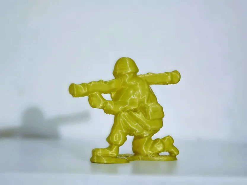 Mô hình chú lính nhựa cầm Bazooka - Bazukino 3D - Image 2