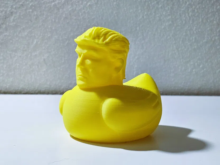 Mô hình 3D chú vịt Donald Trump độc đáo trang trí phòng tắm - Image 1