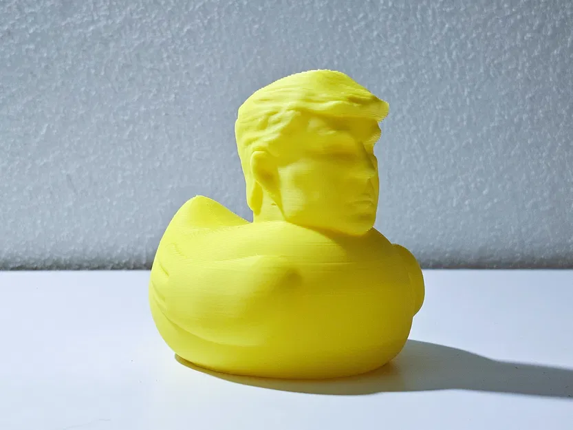 Mô hình 3D chú vịt Donald Trump độc đáo trang trí phòng tắm - Image 3
