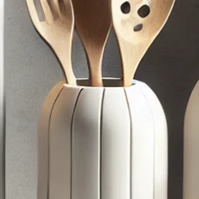 Ống Đựng Dụng Cụ Nhà Bếp "Ribbed" (Hoặc Bình Cắm Hoa)