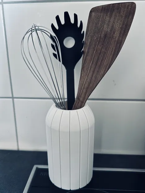 Ống Đựng Dụng Cụ Nhà Bếp "Ribbed" (Hoặc Bình Cắm Hoa) - Image 2