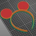 Bờm tai chuột Mickey in 3D độc đáo dễ thương - Thumbnail 2