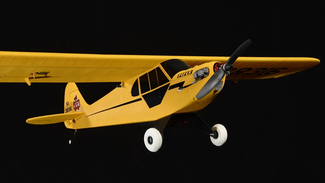Piper J-3 CUB - Mẫu máy bay RC 3D in ấn nhẹ và dễ lắp ráp - Image 2