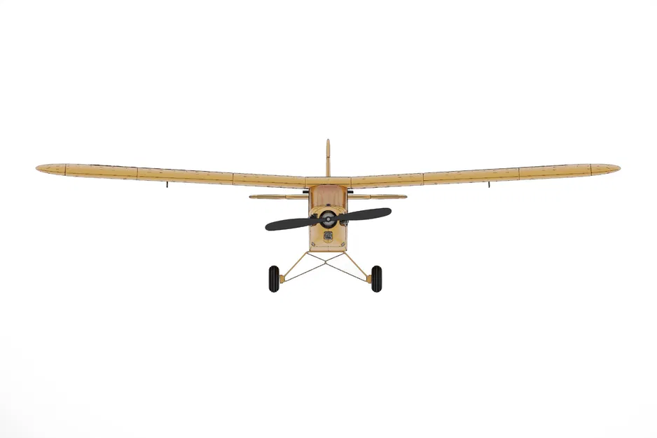 Piper J-3 CUB - Mẫu máy bay RC 3D in ấn nhẹ và dễ lắp ráp - Image 9