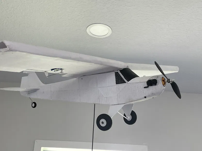 Đã chỉnh sửa! Mô hình máy bay Piper J-3 Cub cho người mới bắt đầu bằng nhựa PLA thường!! - Image 3