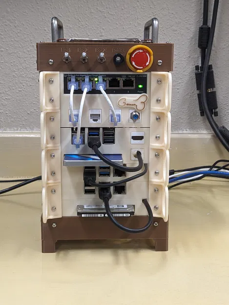 Microlab - Mini: Khung tủ rack mini 3D cho Homelab và Raspberry Pi - Image 1