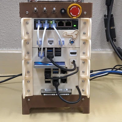 Microlab - Mini: Khung tủ rack mini 3D cho Homelab và Raspberry Pi