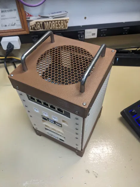 Microlab - Mini: Khung tủ rack mini 3D cho Homelab và Raspberry Pi - Image 2
