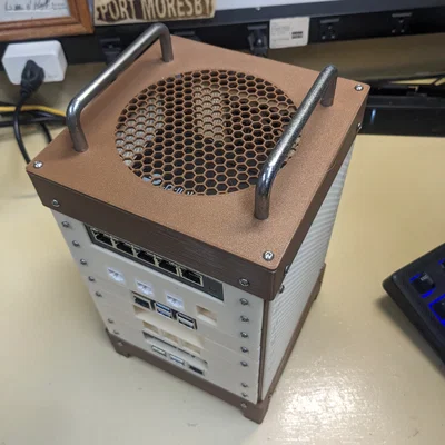 Microlab - Mini: Khung tủ rack mini 3D cho Homelab và Raspberry Pi