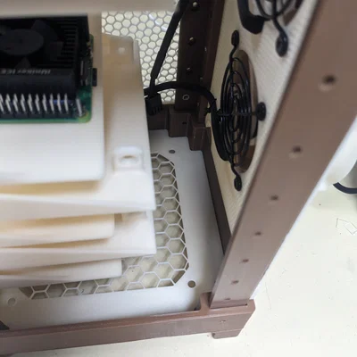 Microlab - Mini: Khung tủ rack mini 3D cho Homelab và Raspberry Pi