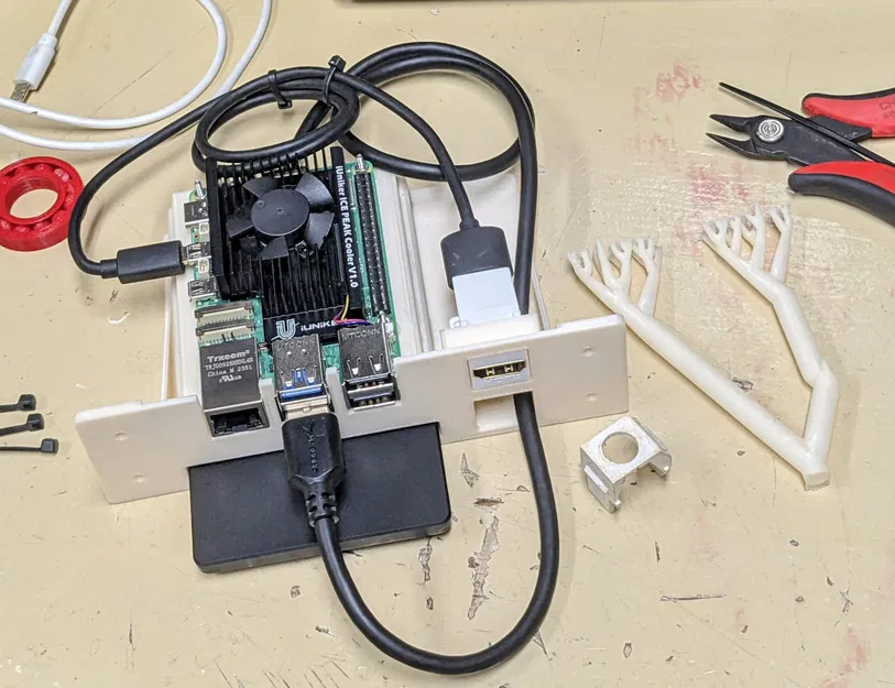 Microlab - Mini: Khung tủ rack mini 3D cho Homelab và Raspberry Pi - Image 9