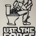 Tranh treo tường 3D Star Wars Toilet Trooper hài hước - Thumbnail 2
