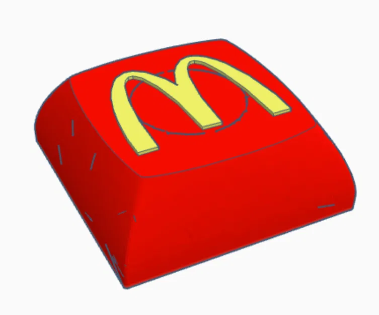 Nút phím cơ McDonald’s (Keycap) – Tạo điểm nhấn độc đáo cho bàn phím - Image 1