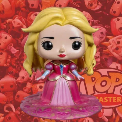 Mô hình 3D công chúa Sleeping Beauty phong cách Funko POP! dễ thương