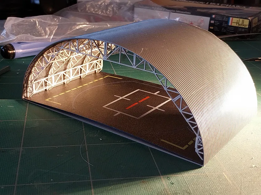 Nhà chứa máy bay (Hangar) tỷ lệ 1:72 cho mô hình lắp ráp - Image 1