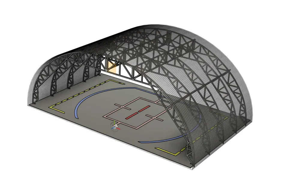 Nhà chứa máy bay (Hangar) tỷ lệ 1:72 cho mô hình lắp ráp - Image 2