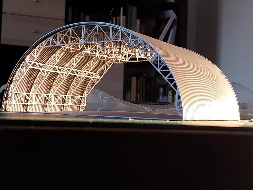 Nhà chứa máy bay (Hangar) tỷ lệ 1:72 cho mô hình lắp ráp - Image 3