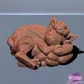 Mô hình 3D Vulpix Alola ngủ dễ thương cho máy in FDM - Thumbnail 1
