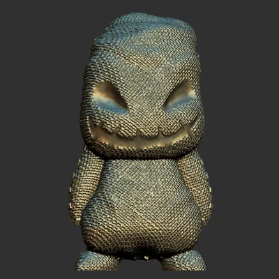 Mô hình 3D Mini Oogie Boogie - Trang trí Nightmare Before Christmas