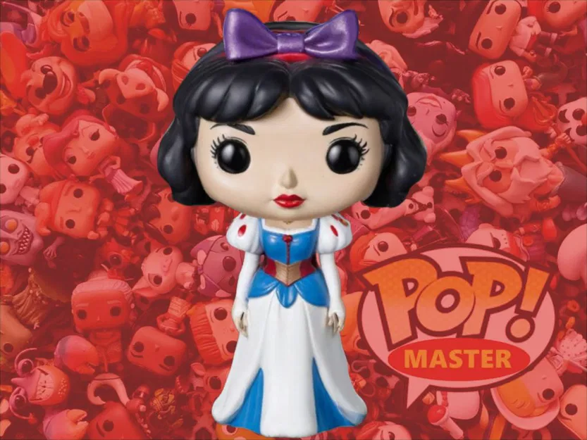 Mô hình 3D Nàng Bạch Tuyết phong cách Funko Pop dễ thương - Image 1