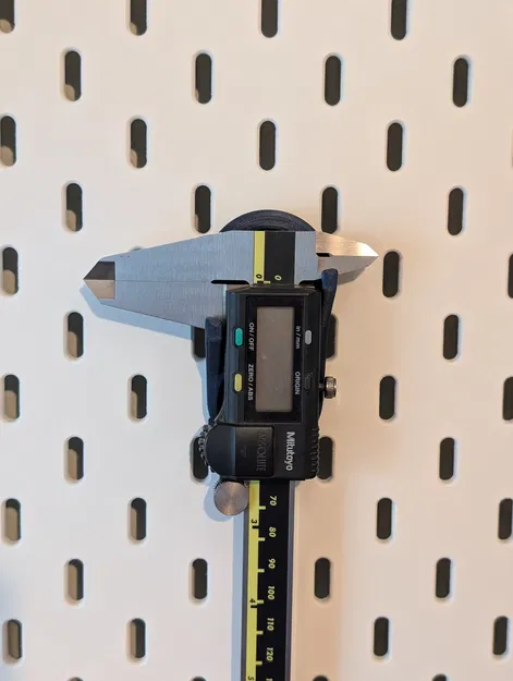 Giá treo thước kẹp Mitutoyo cho bảng Ikea Skadis - Image 4