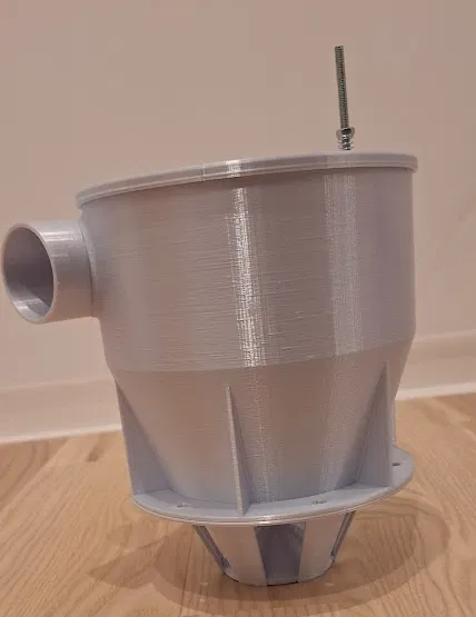 Bộ tách bụi Cyclone cho máy hút bụi tích hợp van chống xẹp - Image 3