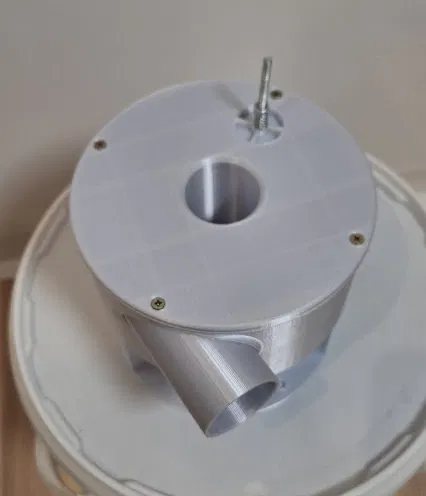 Bộ tách bụi Cyclone cho máy hút bụi tích hợp van chống xẹp - Image 5