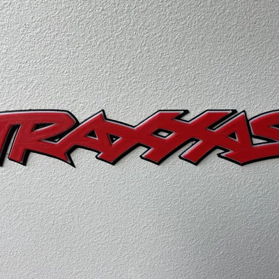 Mô hình logo treo tường Traxxas 3D cho tín đồ RC