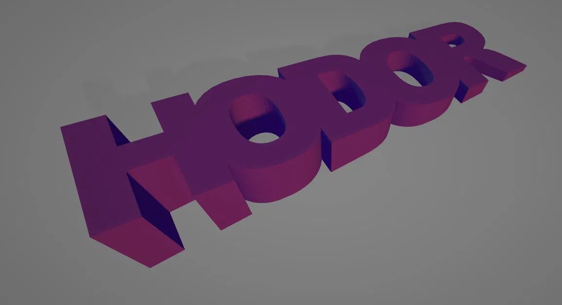 Chặn cửa Hodor (Hodor Doorstop) in 3D độc đáo cho ngôi nhà bạn - Image 1