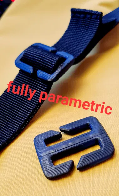 Khóa gài dây đeo túi - Thay thế, sửa chữa hoặc tùy chỉnh cho mọi loại túi (Dạng Parametric) - Image 2