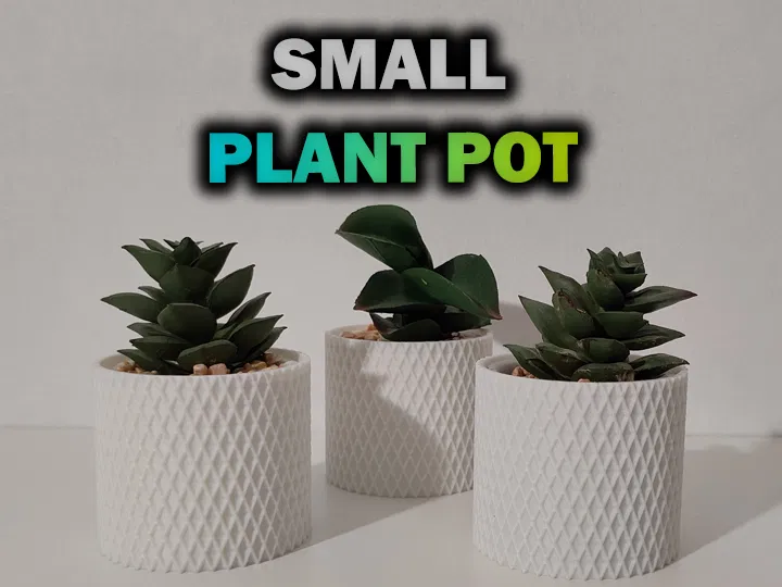 Chậu cây cảnh mini 3D tinh tế trang trí bàn làm việc - Image 1