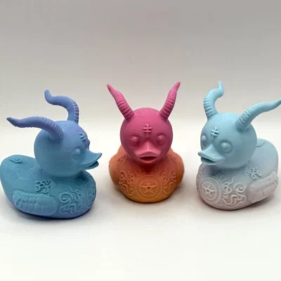 Chú Vịt Quỷ Dữ (Demon Duck of Doom) - Mô hình in 3D