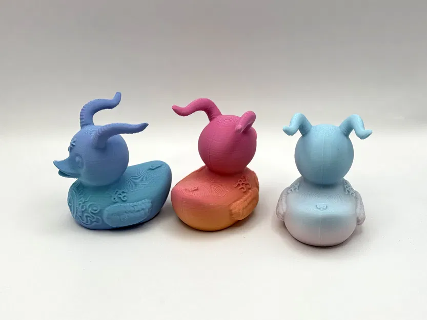 Chú Vịt Quỷ Dữ (Demon Duck of Doom) - Mô hình in 3D - Image 2