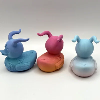 Chú Vịt Quỷ Dữ (Demon Duck of Doom) - Mô hình in 3D