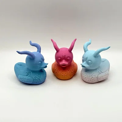 Chú Vịt Quỷ Dữ (Demon Duck of Doom) - Mô hình in 3D