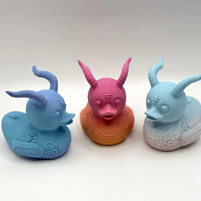 Chú Vịt Quỷ Dữ (Demon Duck of Doom) - Mô hình in 3D