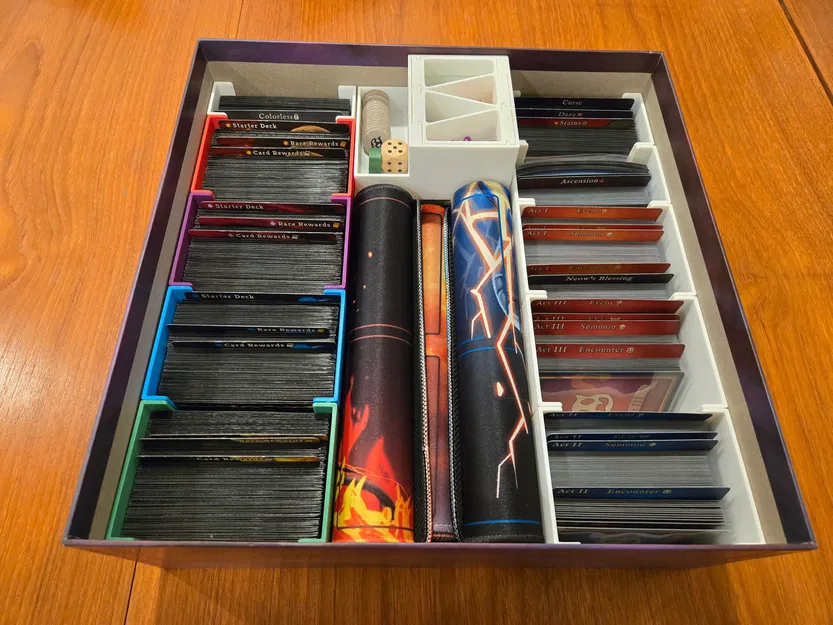 Bộ khay đựng (Inserts) cho Board Game Slay the Spire phiên bản tiêu chuẩn kèm thảm chơi - Image 1