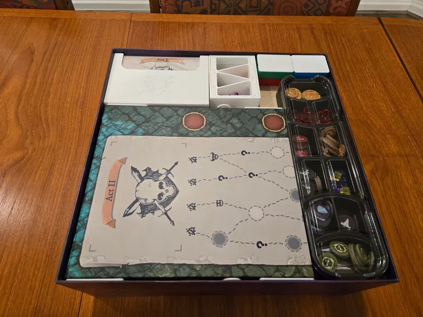 Bộ khay đựng (Inserts) cho Board Game Slay the Spire phiên bản tiêu chuẩn kèm thảm chơi - Image 2