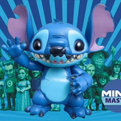 Mô hình 3D nhân vật Stitch phiên bản Minix cực đáng yêu để in tại nhà