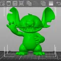 Mô hình 3D nhân vật Stitch phiên bản Minix cực đáng yêu để in tại nhà - Thumbnail 2