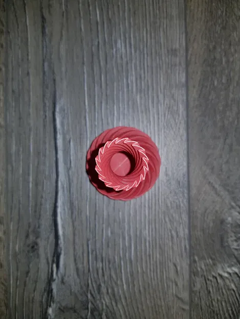 Spiral Vase - Mẫu bình hoa xoắn ốc nghệ thuật - Image 4