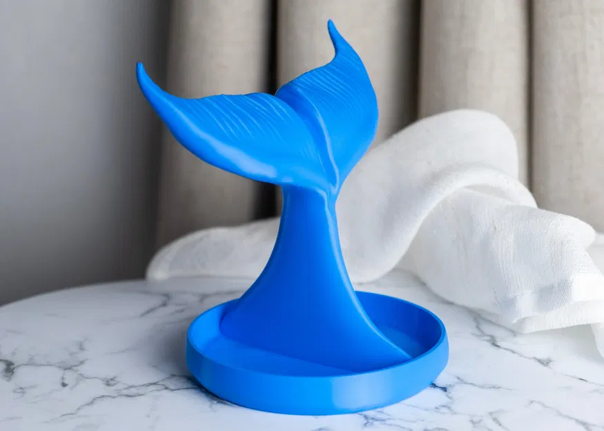 Giá treo trang sức đuôi cá voi dùng cho trang trí nhà cửa in 3D - Image 2