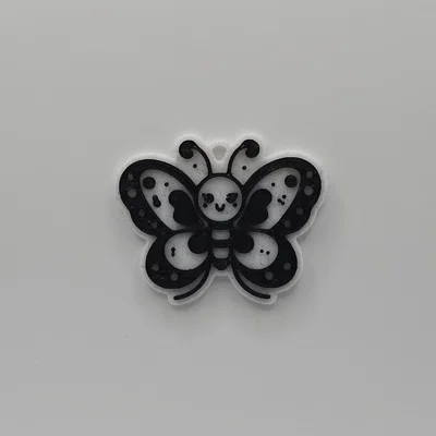 Móc khóa hình bướm dễ thương - Mô hình in 3D đẹp và đơn giản