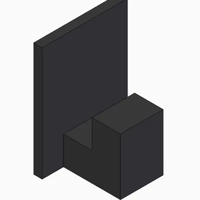 Móc treo khăn hình khối (Cubic Towel Hook)