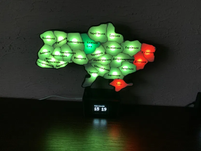 Bản đồ cảnh báo Ukraine (Ukraine Alarm Map) tùy chỉnh - Image 2