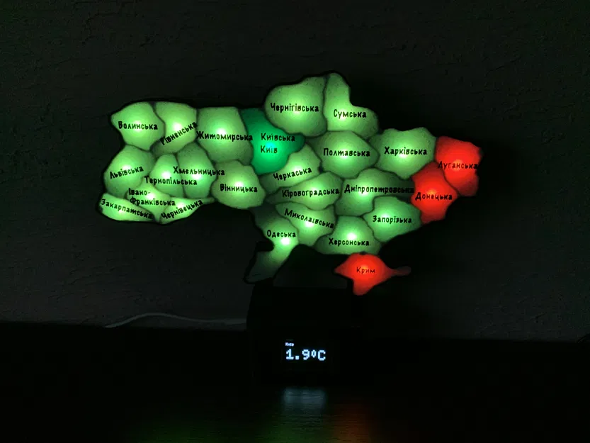 Bản đồ cảnh báo Ukraine (Ukraine Alarm Map) tùy chỉnh - Image 3