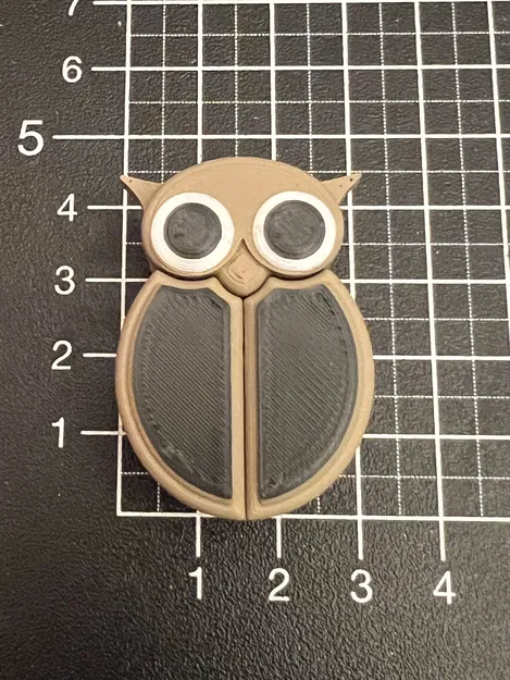 Mô Hình Hộp Cú Nhỏ Với Cơ Chế Nam Châm Tự Đóng Bí Mật - Image 5