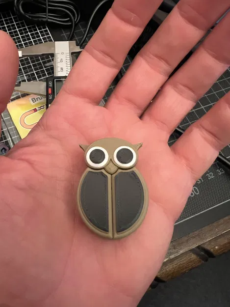 Mô Hình Hộp Cú Nhỏ Với Cơ Chế Nam Châm Tự Đóng Bí Mật - Image 6