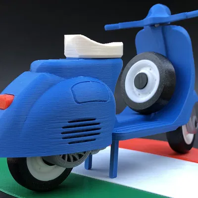 Mô hình Vespa Cafe Racer