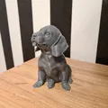 Mô hình chú chó 3D dễ thương trang trí bàn làm việc - Thumbnail 3